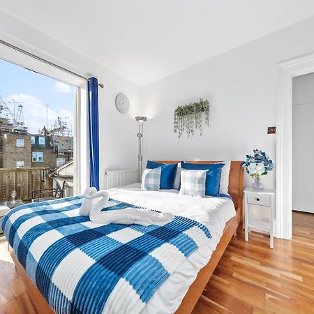 Balcony Blue Theme 1 Bedroom Central London Luxury Flat Near Hyde Park! Accommodates Up To 6! Double Sofa Bed And Next To Station! Экстерьер фото