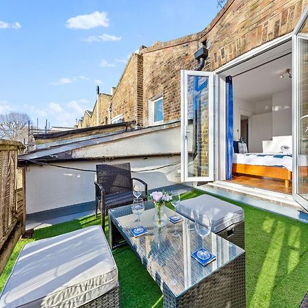 Balcony Blue Theme 1 Bedroom Central London Luxury Flat Near Hyde Park! Accommodates Up To 6! Double Sofa Bed And Next To Station! Экстерьер фото