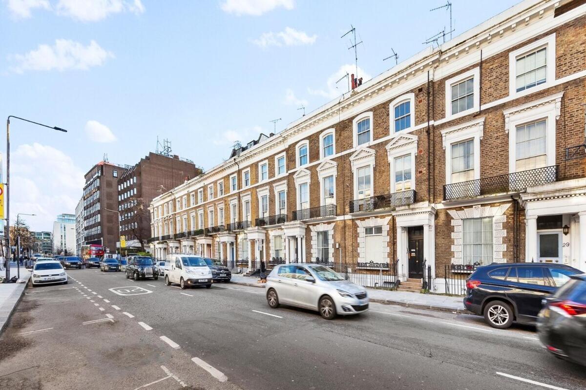 Balcony Blue Theme 1 Bedroom Central London Luxury Flat Near Hyde Park! Accommodates Up To 6! Double Sofa Bed And Next To Station! Экстерьер фото